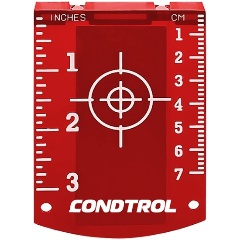 Изображение товара Магнитная мишень CONDTROL для лазерного нивелира (красная)