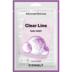 Изображение товара Тканевая маска для лица CONSLY Укрепляющая, с коллагеном, 25 мл