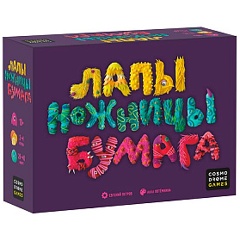 Изображение товара Настольная игра COSMODROME GAMES Лапы, ножницы, бумага
