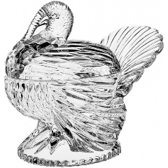 Изображение товара Доза CRYSTAL BOHEMIA Индюк 18 см из высококачественного хрусталя