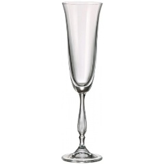 Изображение товара Набор фужеров для шампанского CRYSTAL BOHEMIA "FREGATA", 190 мл (набор 6 шт.)