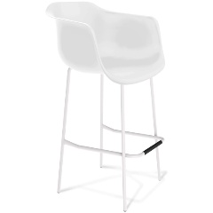 Изображение товара Стул барный SHT-ST31/S29 белый/белый муар