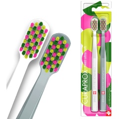 Изображение товара Набор зубных щеток CURAPROX Duo Summer, ультрамягкая, 2 шт