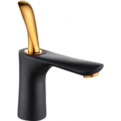 Изображение товара Смеситель для раковины D&K Venice.Baciano DA1032159 черный-золото