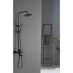 Изображение товара Душевая система D-LIN со смесителем из латунь D10A20, чёрный