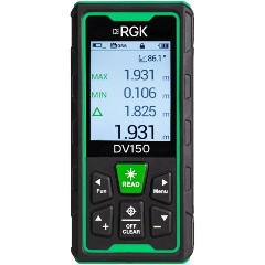 Изображение товара Дальномер RGK DV150, до 150 м / камера / зеленый луч / IP68 (арт. 721166)