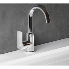 Изображение товара Смеситель для умывальника Damixa Apollo, с поворотным изливов, хром 470220000