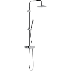 Изображение товара Душевая система Damixa 936780000 Scandinavian Pure, с полкой, хром