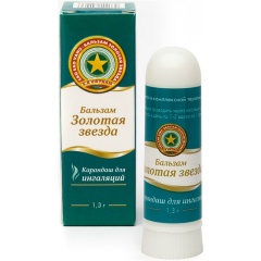 Изображение товара Лекарственное средство Золотая звезда бальзам карандаш д/ингал. 1,3г (DANAPHA)