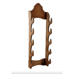 Изображение товара Подставка под 5 пистолей ДАРЕК коричневая деревянная металл