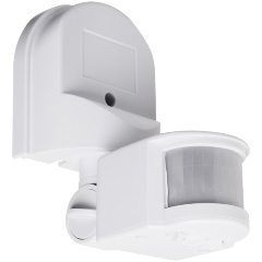 Изображение товара Датчик движения настенный REXANT ДДС 01, 180°, 1200 Вт, 10-2000 Лк, 2-12 м, 10-420 сек., IP44