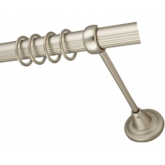 Изображение товара Металлический однорядный карниз DDA диаметр 28мм 320см сатин составной