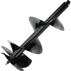 Изображение товара Шнек однозаходный для грунта DDE мотобура (ф = 300 мм, L = 800 мм, посадка на вал 20 мм)