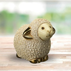 Изображение товара Статуэтка DE ROSA RINCONADA Овечка рождественская ручная работа