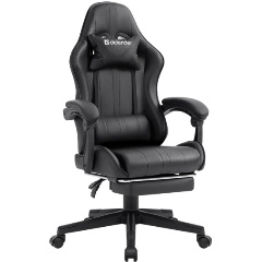 Изображение товара Кресло геймерское DEFENDER Azure Черный,класс 4,PU,подножка