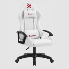 Изображение товара Игровое кресло DEFENDER Lion Белый,класс 2,PU
