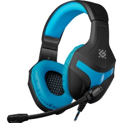 Изображение товара Гарнитура Defender Scrapper 500 проводная игровые накладные черный синий