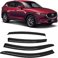 Изображение товара Дефлекторы окон VORON GLASS DEF01272 неломающиеся серия Samurai для Mazda CX-5 2017-н.в. /кроссовер/накладные/к-т 4шт