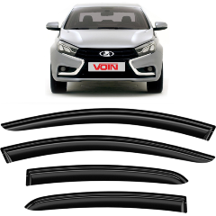Изображение товара Дефлекторы окон VOIN DEF09000 для Lada Vesta 2015-н.в.