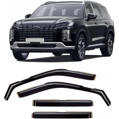 Изображение товара Дефлекторы окон VORON GLASS DEF01328 неломающиеся серия Samurai для Hyundai Palisade 2018-н.в.