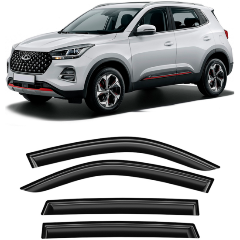 Изображение товара Дефлекторы окон VORON GLASS DEF01856 неломающиеся серия Samurai для Chery Tiggo 4/Chery Tiggo 4 Pro 2017-н.в.