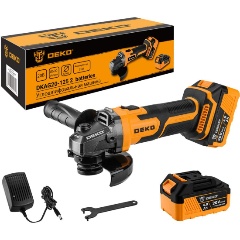 Изображение товара Углошлифовальная машина DEKO DKAG20-125, 2*20В 4Ач
