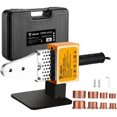 Изображение товара Аппарат для сварки полипропиленовых труб DEKO PPWM1600W в пластиковом кейсе, 4 насадки (20-40 мм) 085-3012