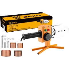 Изображение товара Аппарат для сварки полипропиленовых труб DEKO RPPWM2300W, 4 насадки (20-40 мм) (083-3009)