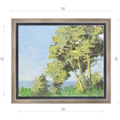 Изображение товара Картина Репродукция Теплый ветерок на холсте 35х30 см ДЕКОР ДЕПО