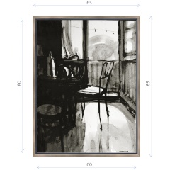 Изображение товара Картина ДЕКОР ДЕПО Малютина в раме 85х65 см натянут на холсте