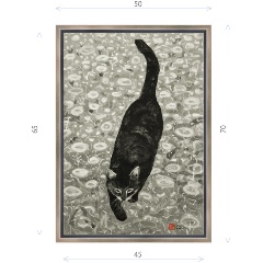 Изображение товара Картина Константина Малютина За мышами 45x65 см на холсте в раме