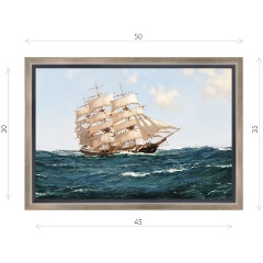 Изображение товара Картина ДЕКОР ДЕПО Монтегю Доусона Чарльз Блунт на матовом холсте 50x35 см