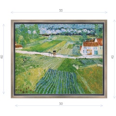 Изображение товара Картина ДЕКОР ДЕПО Винсента Ван Гога Дорога в Овер после дождя 45х55 см