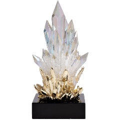 Изображение товара Декор настольный GARDA DECOR "Цветок-кристалл" 10*10*23см