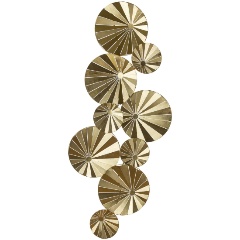 Изображение товара Декоративное металлическое настенное панно Tomas Stern 93036 154x66 см