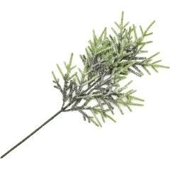 Изображение товара Декоративный элемент АЙРИС Ветка еловая снежная 48см, CQ19-Z002