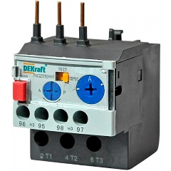 Изображение товара Реле тепловое DEKraft РТ-03 для конт. 09-18А 9.00-12.0А 23115DEK (1113719)