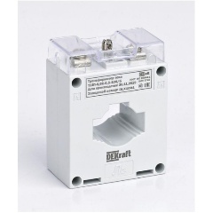 Изображение товара Трансформатор тока DEKraft ТШП-0.66 0.5 250/5 5В.А D30мм, 50137DEK