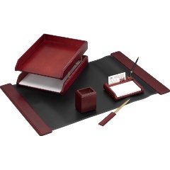 Изображение товара Набор настольный DELI Good Sunrise M5C-10A (5 предметов) красное дерево дерево черный/коричневый