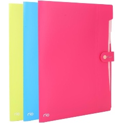 Изображение товара Папка органайзер DELI Rio на кнопке A4 8отделений РР 0,6мм в ассортим EB40102