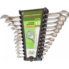 Изображение товара Набор комбинированных ключей ДЕЛО ТЕХНИКИ 12 предметов