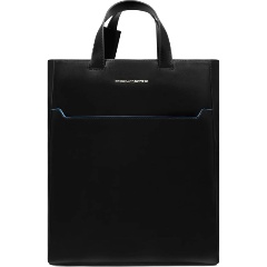 Изображение товара Женская деловая сумка Piquadro Blue Square BD6679B2/N из натуральной кожи черная