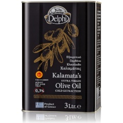Изображение товара Масло оливковое DELPHI E.V. Каламата 3 л