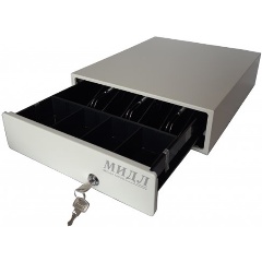 Изображение товара Денежный ящик МИДЛ 1.0/К компакт серый для кассовых систем