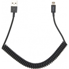 Изображение товара Кабель Deppa USB-A - Lightning 8-pin 1.5 м витой черный