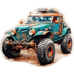 Изображение товара Деревянный пазл ФРЕЯ PZLF-001 Стимпанк-мобиль 159 элемент.