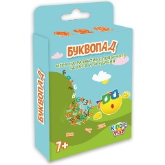 Изображение товара Настольная игра KIDDIEPLAY 21007 Буквопад