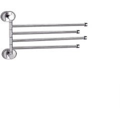 Изображение товара Держатель для полотенец РМС A1026 поворотный четверной хромированная сталь