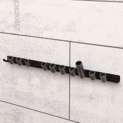 Изображение товара Держатель органайзер EMBODIMENT EMB-WOEH-38-B для торцевых головок, настенный, черный