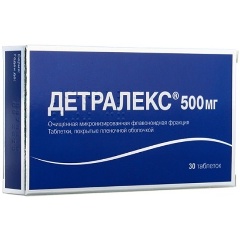 Изображение товара Лекарственное средство Детралекс таб. п/п/о 0,5г №30